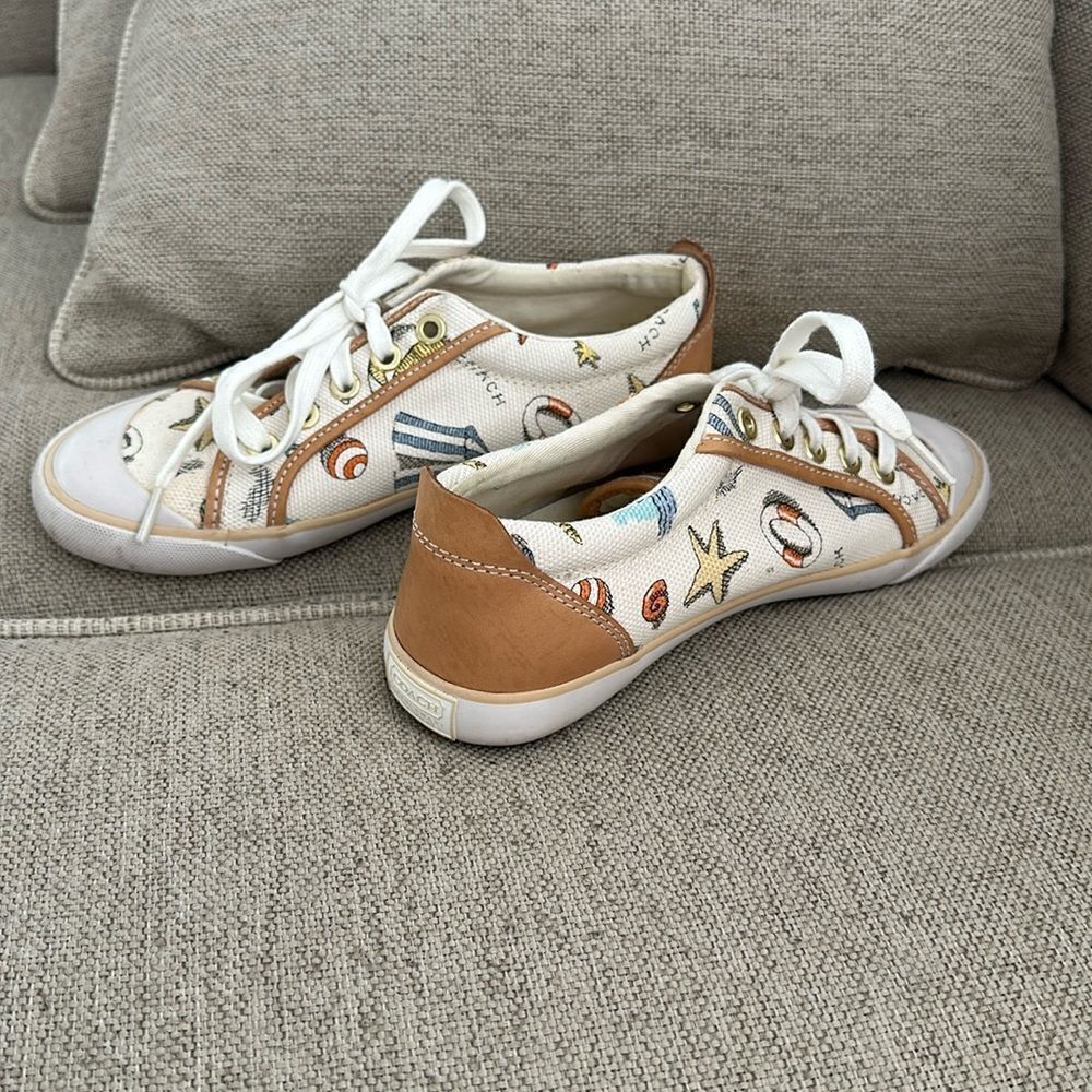 Unique Coach Barrett Beach Sea Sneakers 6.5